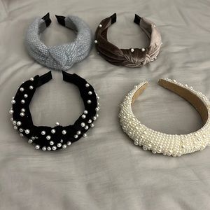 Set of four headbands